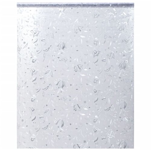 vidaXL Prozorska folija matirana s cvjetnim uzorkom 60 x 500 cm PVC Cijene