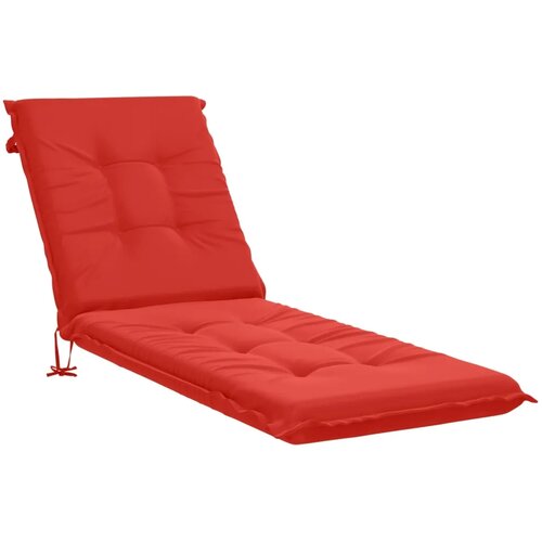  Jastučić za ležaljku GEMERT 100% poliester Crvena - Crvena 190 x 60 x 9 cm Poliester Slike