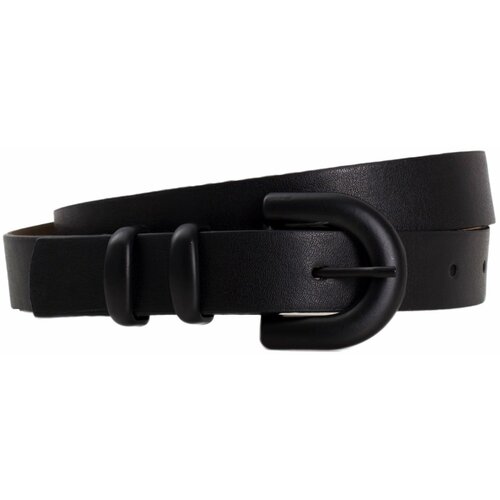 Fashion Hunters Black belt with decorative buckle OCH BELLA Cene