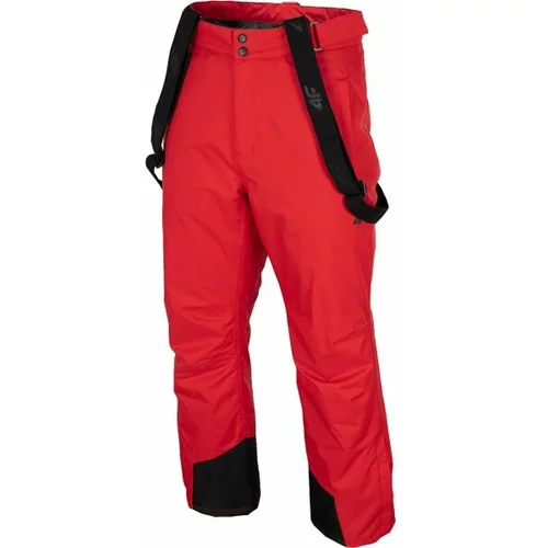 4f FNK PANT´S M Muške skijaške hlače, crvena, veličina