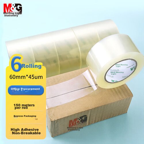  M&amp;amp;G Selotejp traka AJDN7609, 6cm x 150m, Providna, 6 komada Slike