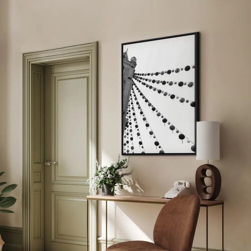  Slika - Joyful Festival (1 Part) Vertical 60x90 U crnom drvenom okviru Slike