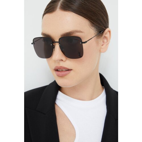 Saint Laurent Sunčane naočale za žene, boja: crna Slike