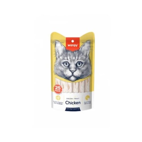 WANPY Creamy Lickable Treats piletina - poslastica za macke 25x14g Cene