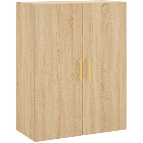  Visoka komoda hrasta sonome 69,5x34x180cm od konstruiranog drva Slike