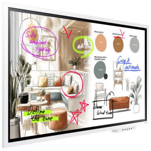 Samsung Smart Signage Flip WMFX 55&amp;quot; UHD LH55WMFWBGCXEN 16/7 Poslovni zaslon UHD 55-palcni z zaslonom na dotik. Slike