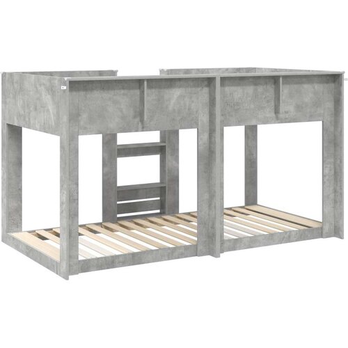 Krevet na kat za djecu Betonski sivi 75 x 190 cm Slike