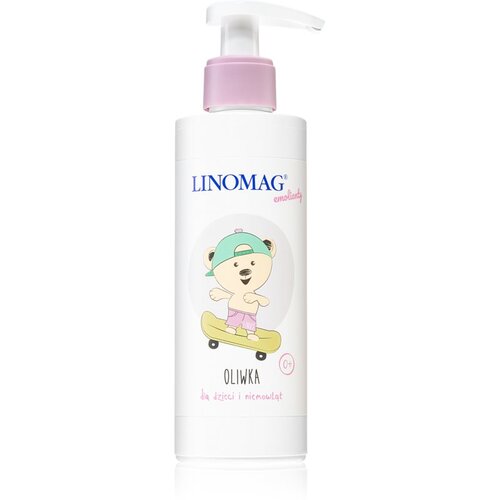 Linomag Emolienty Body Oil olje za telo za otroke od rojstva 200 ml Slike