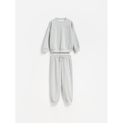 Reserved BOYS` JOGGING TOP & TROUSERS - svijetlo siva Cene