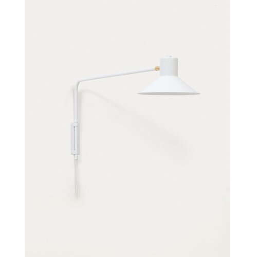 Kave Home Bijela zidna lampa &amp;oslash; 20 cm Aria &amp;ndash; Slike