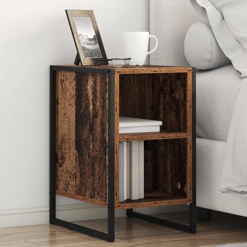  Noćni ormarić 2 pcs Staro drvo 39.5 x 30 x 50 cm Cijene