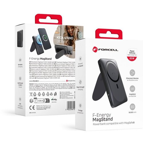 forcell power bank f-energy magstand F10K2 10000mAh 20W magsafe crni Cene