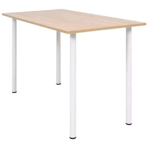  Jedilna miza 120x60x73 cm barva hrasta in bela