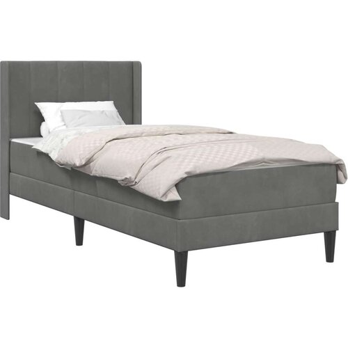  Okvir za krevet Tamno siva 90 x 190 cm Bar&amp;scaron;un - Tamno siva 90 x 190 cm Slike