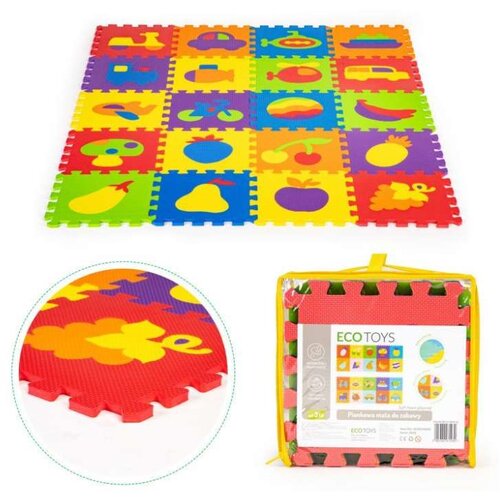 ECO TOYS Edukativna podloga EVA FOAM 20 delova 148x119cm ECOTOYS Slike