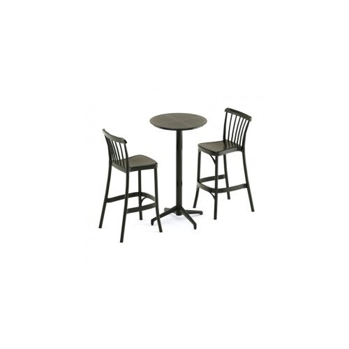 Barski Set / Moon Bar Ø60 & Gozo Bar 75cm x2 – Crna Cene