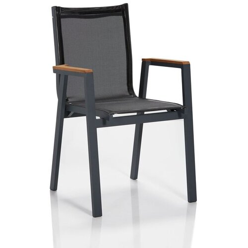 Hanah home Set vrtnih stolica (6 komada), siva
crna boja Slike