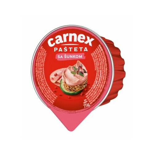 Carnex pa&amp;scaron;teta sa &amp;scaron;unkom 75g folija Slike