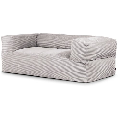 SLOWDOWN Svijetlo siva vreća za sjedenje od samta Sofa MooG – Cene