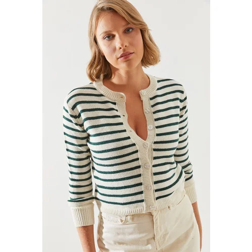 Bianco Lucci Striped Sweater