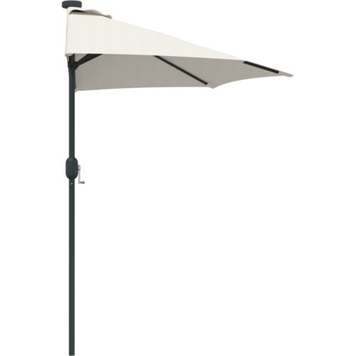 VidaXL vrtni suncobran pijesak 294 x 150 x 223 cm tkanina Slike