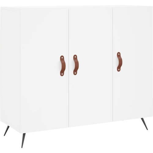 Maison Chic Komoda - Predalnik bela 90x34x80 cm konstruiran les, (21716069) Cene