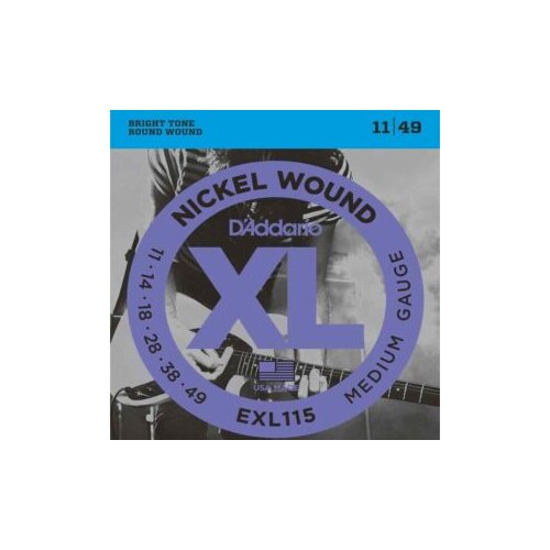  ŽICE ZA EL. GITARU D&amp;rsquo;ADDARIO EXL115 11-49 Slike