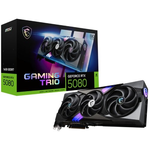 MSI nVidia GeForce RTX 5080 16GB 256bit GeForce RTX 5080 16G GAMING TRIO OC Cene