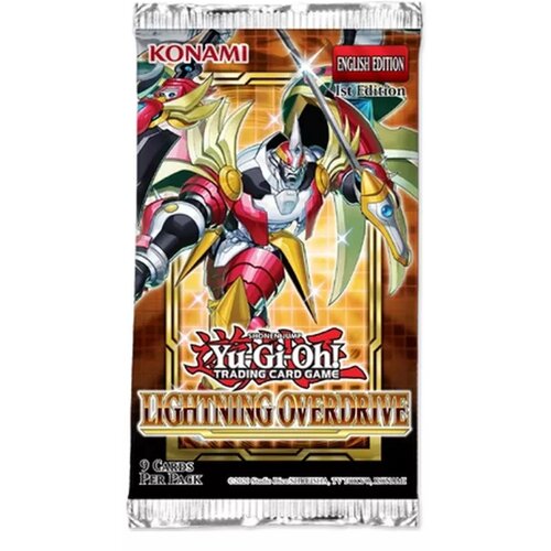 Konami yu-gi-oh! tcg: lightning overdrive - booster pack [1st edition] Slike