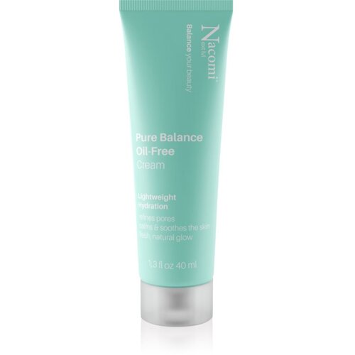 Nacomi Next Level Pure Balance nemastna vlažilna krema za mastno in me&amp;scaron;ano kožo 40 ml Slike