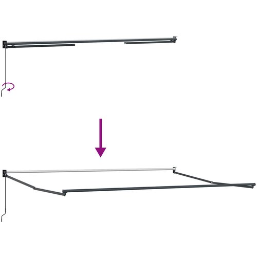  Povlačivi tende &amp;Scaron;areni 450 &amp;times; 300 cm 100% Poliester i Aluminij Slike