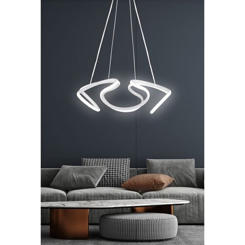 Opviq scorpii white-white light white chandelier Cene