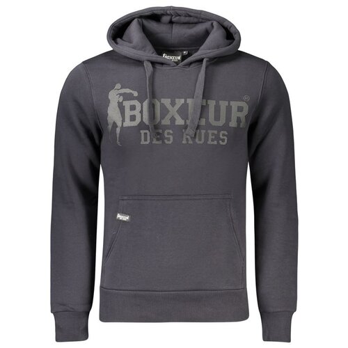 Boxeur Des Rues muški zip-up sweatshirt, sivi Cene