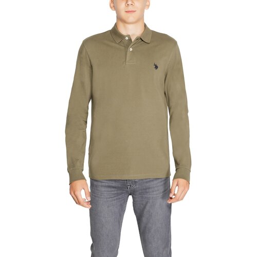 U.S. Polo Assn. Polo majice dolgi rokavi MUST 000394 EHPD US40 177006 Zelena Slike
