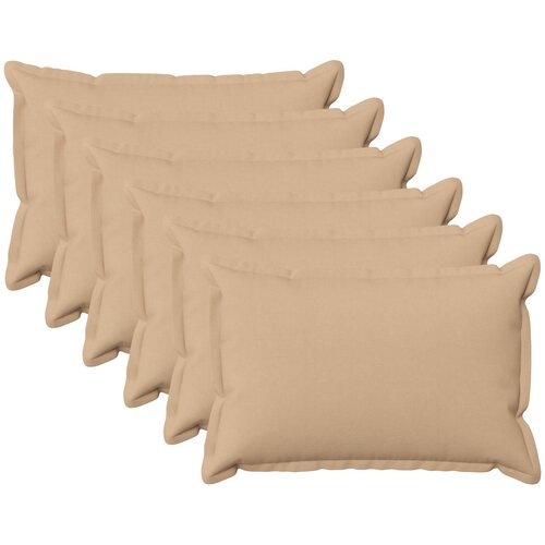  Presvlaka za jastuk 6 pcs HOUTEN Krem 50 x 75 cm Umjetni lan Cijene