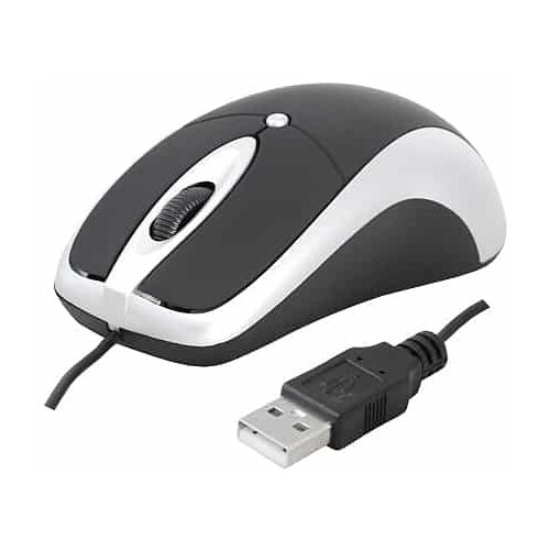 Ltc USB žična optična miška črno - srebrna Cene