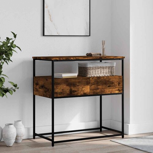  Konzolni stol boja hrasta 75 x 40 x 75 cm konstruirano drvo Cijene