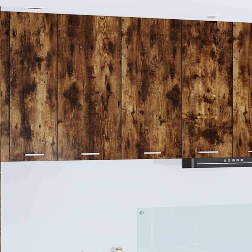 vidaXL viseći ormarić s policom riga dimljeni hrast 80 x 31 x 80 cm Cijene