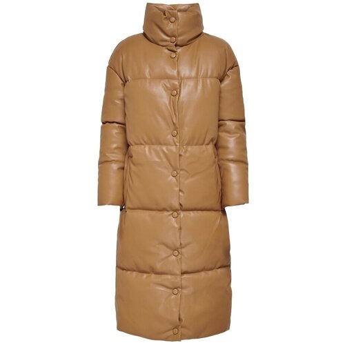 Only Plašči Lydia Long Jacket - Toasted Coconut Kostanjeva Cene