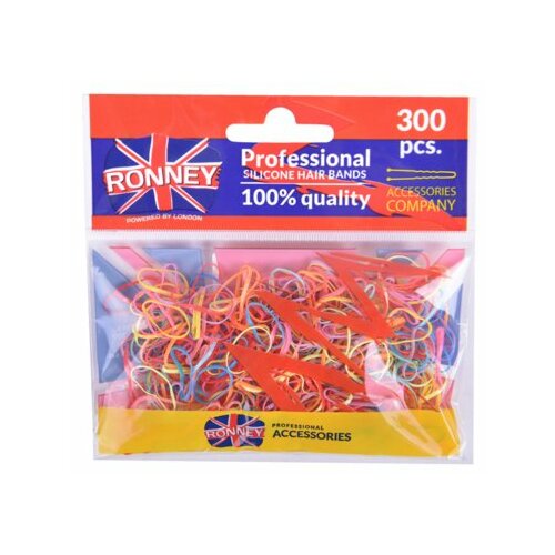RONNEY Silikonske gumice za kosu Mix colour 300/1 Slike