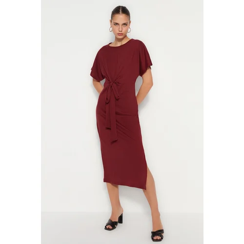 Trendyol Dress - Burgundy - Bodycon