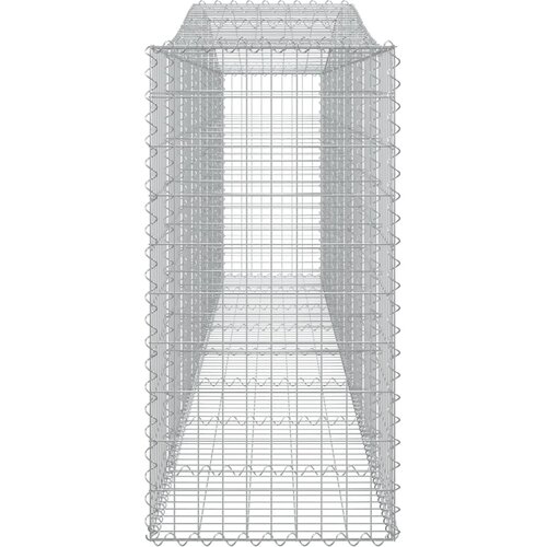  Lučne gabionske ko&amp;scaron;are 3 kom 400x50x100/120cm pocinčano željezo Slike