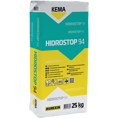 KEMA Cementna vodotesna masa KEMA HIDROSTOP 94 (25 kg, za notranjo in zunanjo uporabo) Cene
