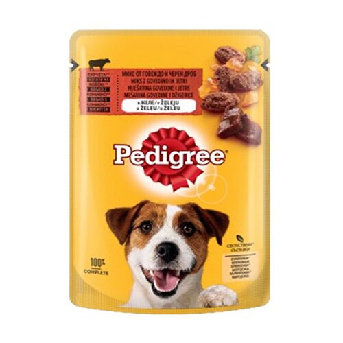 Pedigree kesica za pse adult govedina u želeu 100gr Slike