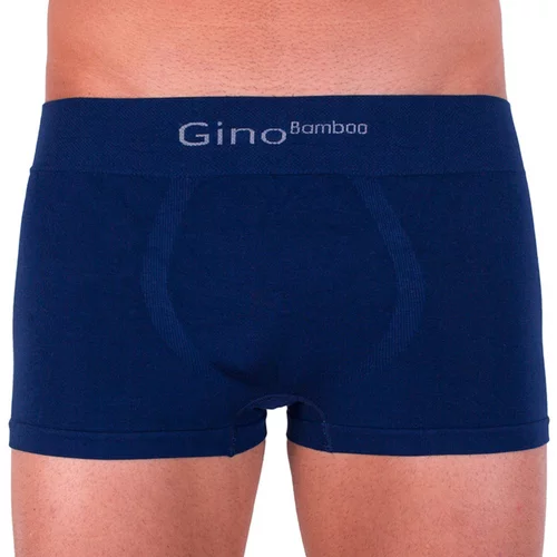 Gino Men's Boxers Seamless Bamboo Blue (53004)