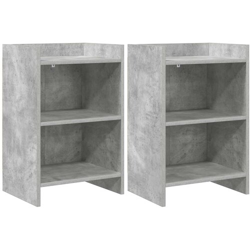 vidaXL Posteljne mize 2 pcs Betonsko siva 40 x 30 x 60 cm, (5000247410) Cene