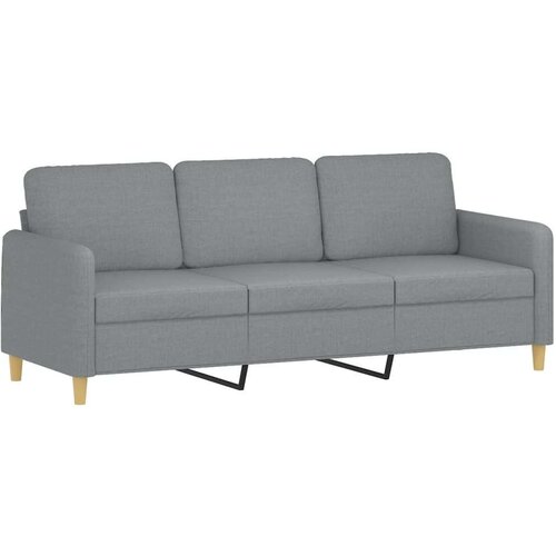  Trosjed od tkanine svjetlosivi 180 cm Slike