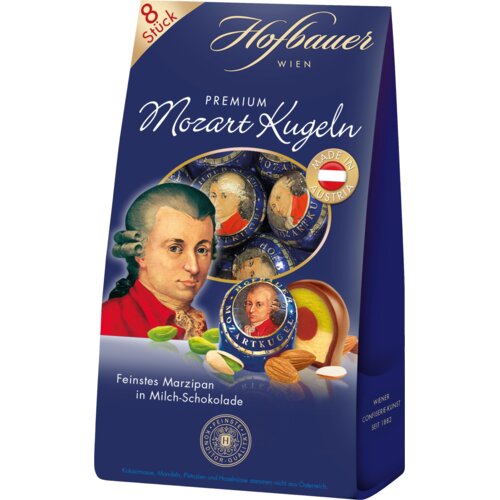 Hofbauer Mozartove kroglice - mlečna čokolada - 160 g Cene