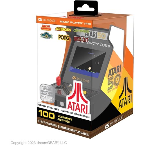 Micro Player Pro Atari prenosna retro arkadna konzola s 100 igrami Cene