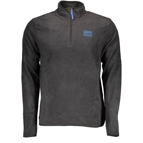 Gianmarco Venturi MEN&#39;S BLACK ZIP-LESS SWEATSHIRT Cene